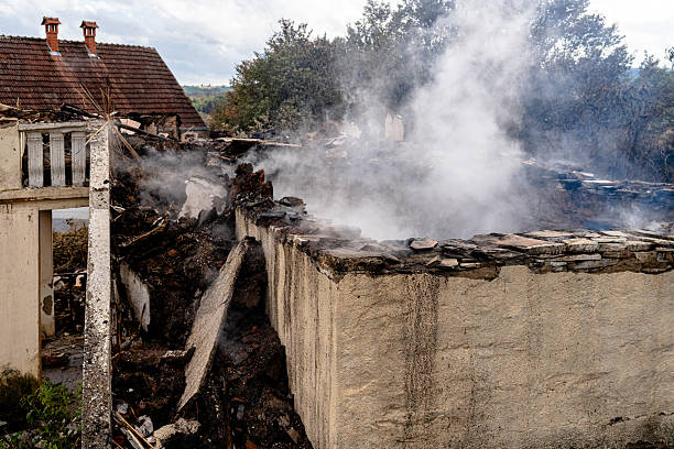 Professional Emergency Fire Cleanup technician working in Robbinsville, NJ